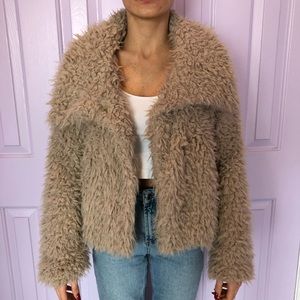 Fluffy jacket